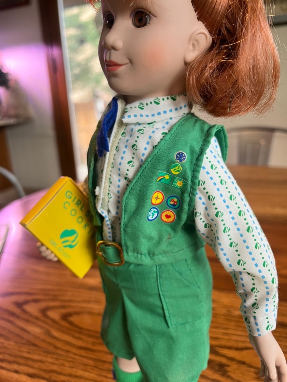 Vintage Girl Scout Doll with Membership Star ⭐️ - Picture 7 of 16